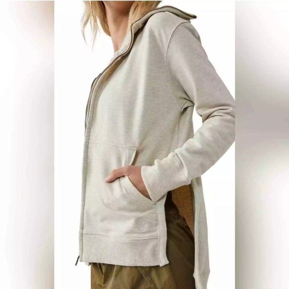 🆕 Free People Movement Hoodie Sweatshirt in Oatmilk.  Size Large. - Picture 2 of 14